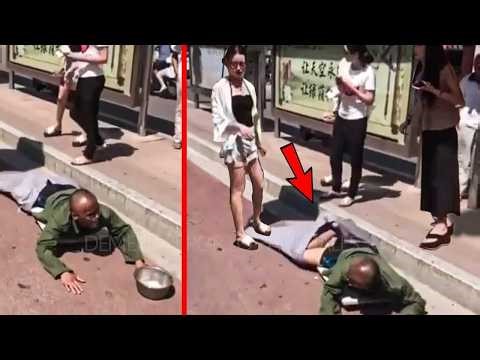 Fałszywi Żebracy Którzy Zostali Przyłapani Na Gorącym Uczynku