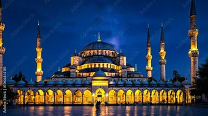 The Blue Mosque at Night