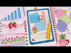 Easiest Aesthetic Ideas for your Journals / Notebook / Back To School