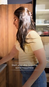 Keep your coffee essentials neatly organised with our Modular Kitchen's efficient cabinets and storage units. From the coffee machine to the beans, effortlessly brew your perfect cup of the day. To shop, visit www.godrejinterio.com/kitchens #GodrejInterio #GodrejInteriKitchens #ModularKitchens #KitchenGoals #KitchenInspo #KitchenInterior #KitchenStorage | Interio by Godrej