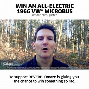 Adam and the team at REVERB teamed up with Omaze to give away this fully electric 1966 VW Bus, along with $20,000 cash. That's so much van life-ing. Best of all, entry proceeds support REVERB. | Guster