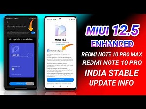 Miui 12.5 Enhanced Update Redmi Note 10 Pro/Pro Max | Redmi Note 10 Pro/Max Miui 12 5 Enhanced Info