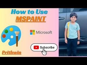 How to Use Microsoft MS-Paint By Prithwin