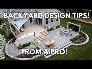 TOP 6 BACKYARD DESIGN TIPS FROM A PRO! Transform your backyard in to an oasis!