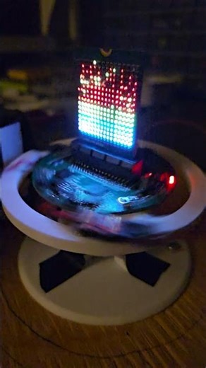 Holographic Flames - Slow-mo