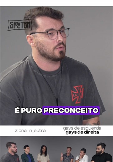 Este episódio de ‘Zona Neutra’ teve o tema “Gays de Esquerda vs Gays de Direita”, e viralizou bastante no mês de junho deste ano. Quem acompanhou esta estreia? • • • #canalspectrum #zonaneutra #debate