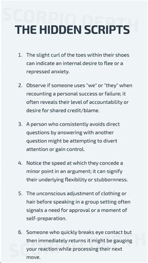 The Hidden Scripts | The Echo Decoder\n\nUncover the unspoken rules of...