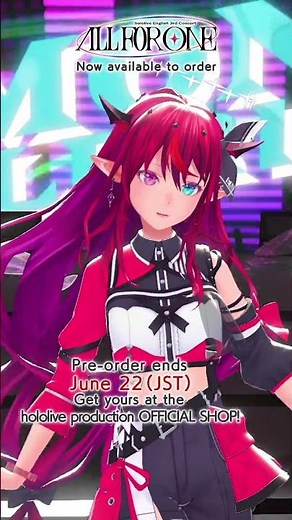 Relive ‪@IRyS‬ ’s live performance✨ All for One Blu-ray Out Now! #holoEN