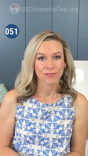 Official USCIS 128 Civics Q 51 | US Citizenship Test 2025 civics #n400 #citizenshipwithjackie