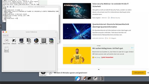 Elegant and chic: GhostBSD 25.02 with macOS-like "Gershwin" desktop