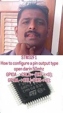 STM32F1 How to configure a pin output type open darin 50mhz