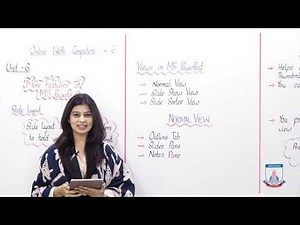 Class 6 - Computer Studies - Chapter 6 - Lecture 1 -Slide Layout views in powerpoint- Allied Schools