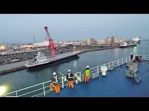 太平洋フェリー いしかり 仙台港入港シーン 2022年12月撮影