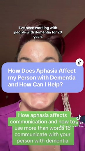 In my latest video, I explain what aphasia is and the two primary types. But the real focus is on effective communication. Discover how using physical communication, showing what to do, can be more powerful than verbal instructions. Join me for valuable insights. 💬 #aphasiaawareness #EffectiveCommunication #dementiacare #aphasia #fyp #viralvideo #viraltiktok #alzheimers #brucewillis #frontotemporaldementia #ftd #ftdawareness #dementiaawareness #caregiver #caregiverlife #cnalife #dementiatrainin