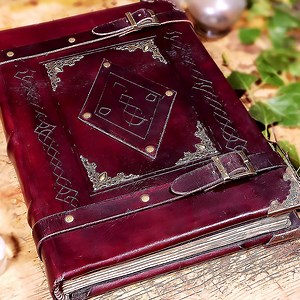 I Made A Heavy Medieval Tome / Book of Shadows!! This was one of my first bookbinding projects years ago. I wanted to make something huge that I hadn't seen a lot of people do before! Since then I learned so much, but I still think it turned out pretty cool🤭 | Nerdforge