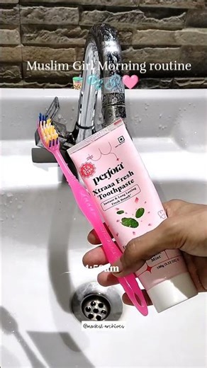 Muslim girl routines morning #muslim#morningroutine #shortsfeed