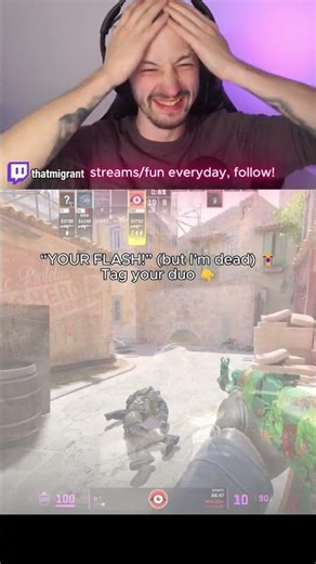 POV: He Blames Me for the Flash… I’m Already Dead 💀 (CS2)