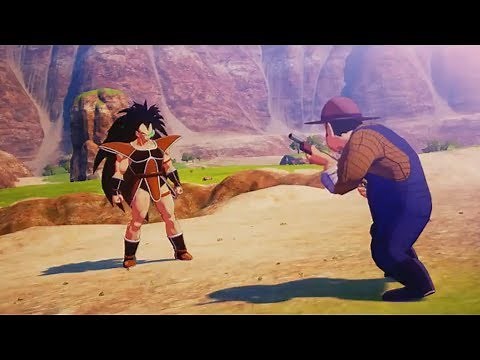 Dragon Ball Z Kakarot - A Farmer with a Shotgun