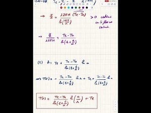 Correction of a steady-state thermal diffusion exercise: hot water tank