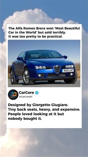 Alfa Romeo Brera: Too Beautiful to Sell - CarCore