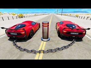 Satisfying Car Crash Game HIGH SPEED JUMPS #4 BeamNG Drive