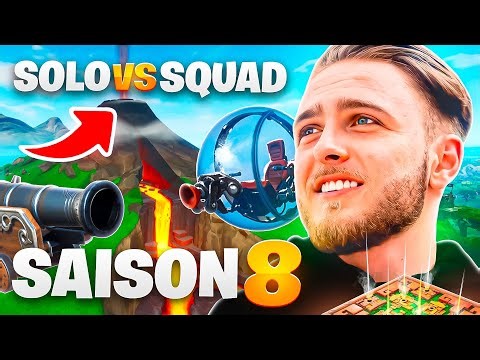 On lance nos premières games de SOLO SQUAD sur la SAISON 8.. On bat notre WORLD RECORD ? (Le PRIME)