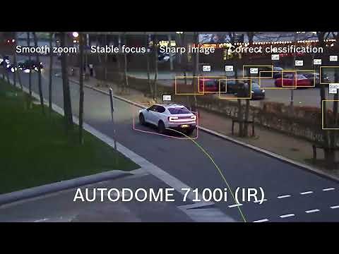 Bosch Security - AUTODOME 7100i (IR): Highly reliable object tracking with deep-learning analytics