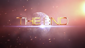 Download The End Sci-Fi Outro Rotating World Explosive Flares for free