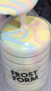 31K views · 920 reactions | No need to “Double Barrel” with extra cake boards when you use Frost Form & Butter Ganache! Just stack & pour and you’re done! You can order Extra Tall Liners separately under the “Accessories” tab on frostform.com 珞 | Frost Form | Facebook