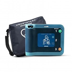 Philips HeartStart FRx Defibrillator Aviation Bundle | CPR Guidance and Voice Prompts | for Harsh, Dusty, Wet Conditions and Extreme Temperatures | Zippered Carry Case, 861304-A01