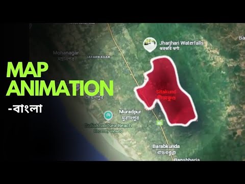 Map animation in filmora|Bangla