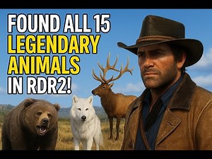 RDR2 — All 15 Legendary Animal Locations Guide!