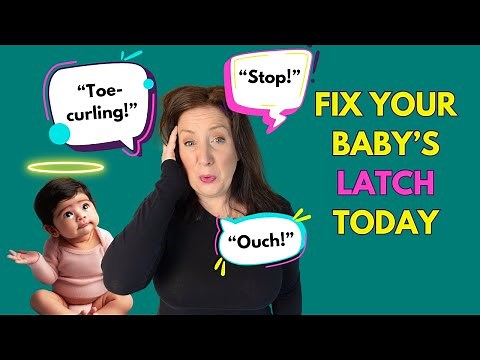 5 SIMPLE steps to get the PERFECT breastfeeding latch (no more pain!)