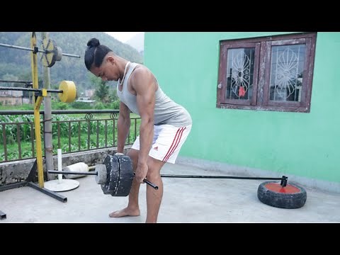 Homemade T-BAR row | How to make DIY landmine ! Homemade gym equipment - Anish Fitness