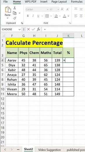 Calculate Percentages Instantly in Excel #exceltutorial #exceltips