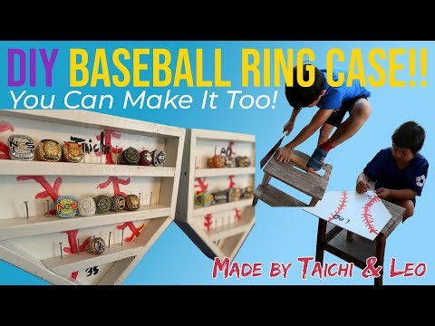 DIY Baseball Ring Case!! Made by Taichi & Leo | You Can Make It Too!
