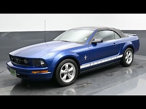 2007 Ford Mustang Convertible V6 Premium Walkaround and Information