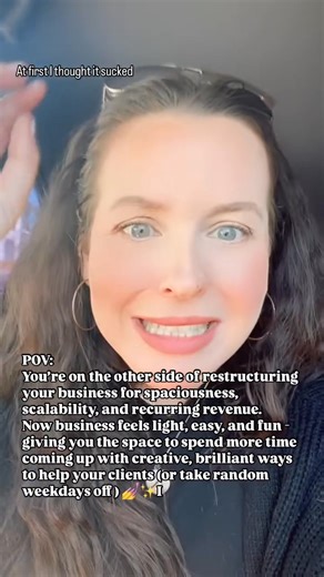I have a multi-6 figure business and I... ✨ take off a full week...