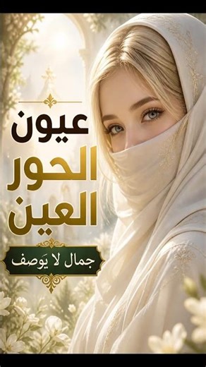 أسرار عيون الحور العين في الجنة… نعيم لا يوصف ولا يُقارن 🌿✨