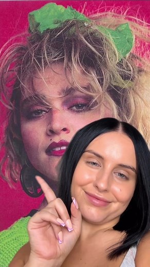 1980s inspired makeup tutorial🕺🏻🎧🪩 #1980s #80smakeup #80shair #80saesthetic #80sfashion #retro #retromakeup #cutcrease #makeuptutorial #lycra