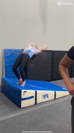 I got my back hand spring(it's bad BC I noticed my whole class already left) don't judge..