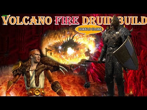Diablo II Resurrected - Volcano Fire Druid Build Farm Diablo Clone