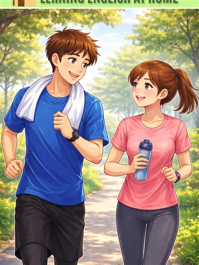 Jogging in the Park: Simple English Conversation