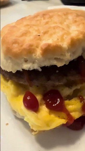 July 12, 2026 Title:McDonald’s Biscuit Egg & Sausage Sandwich | Quick & Tasty Breakfast