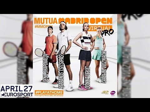 🔴Mutua Madrid Open Virtual Pro | Day 1 | Livestream | Eurosport