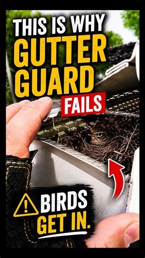 Gutter Guard Fail #guttermaintenance