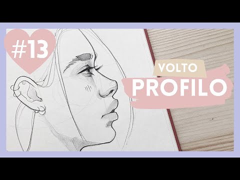 COME DISEGNARE un VOLTO di PROFILO - Tutorial disegno a matita volto profilo facile e veloce| #13