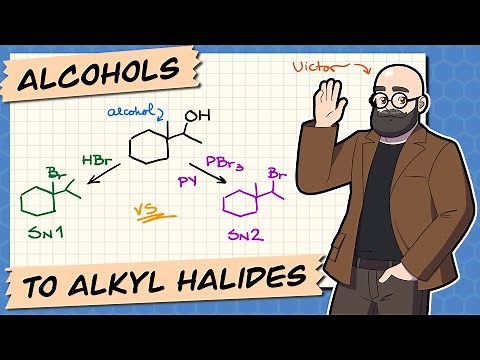 Conversions of Alcohols into Alkyl Halides SN1 and SN2 Style
