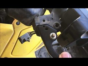 2005 Honda Rancher ATV hand brake lever.