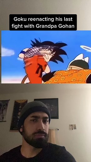 Goku Remembers His Last Fight with Grandpa Gohan